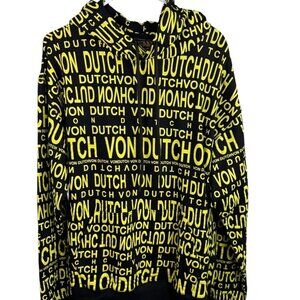 Nwt Von Dutch Hoodie with kangaroo pocket Large NWOT